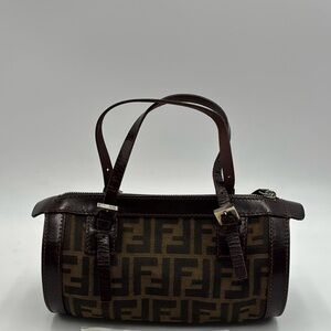 Fendi Brown and Black Women's Handbag